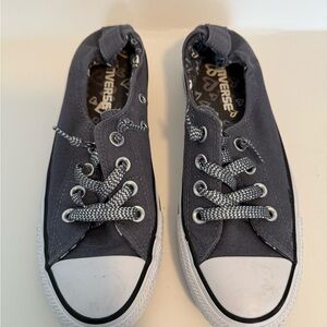 Converse Grayish-Blue Canvas Sneakers